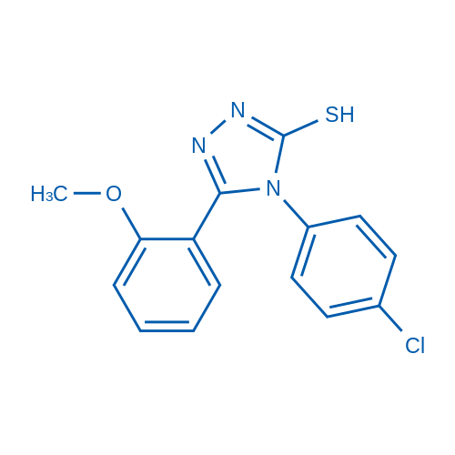 4-(4-Chlorophenyl)-5-(2-methoxyphenyl)-4H-1,2,4-triazole-3-thiol