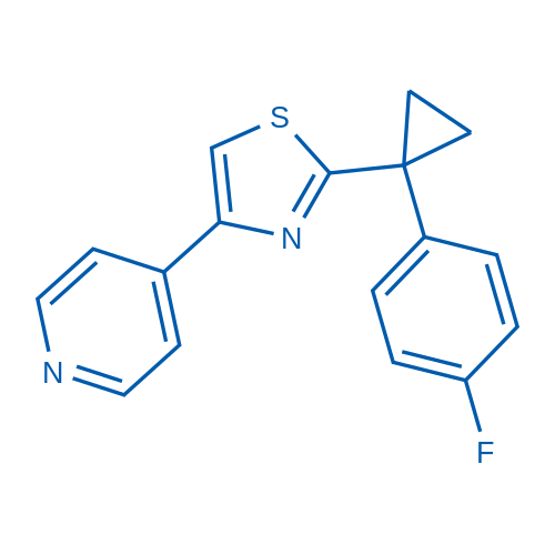 2-(1-(4-Fluorophenyl)cyclopropyl)-4-(pyridin-4-yl)thiazole