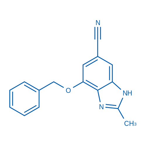 4-(Benzyloxy)-2-methyl-1H-benzo[d]imidazole-6-carbonitrile