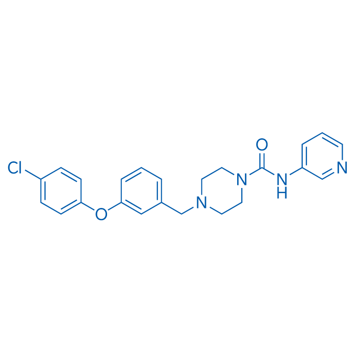 4-(3-(4-Chlorophenoxy)benzyl)-N-(pyridin-3-yl)piperazine-1-carboxamide