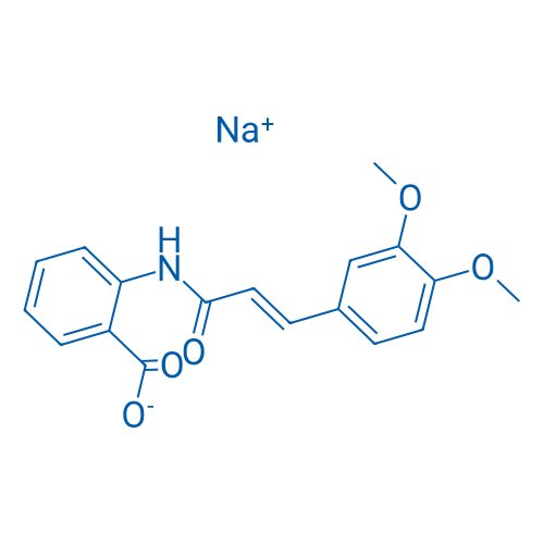Sodium 2-(3-(3,4-dimethoxyphenyl)acrylamido)benzoate