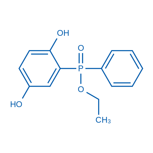 Ethyl (2,5-dihydroxyphenyl)(phenyl)phosphinate