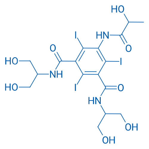 N1,N3-Bis(1,3-dihydroxypropan-2-yl)-5-(2-hydroxypropanamido)-2,4,6-triiodoisophthalamide
