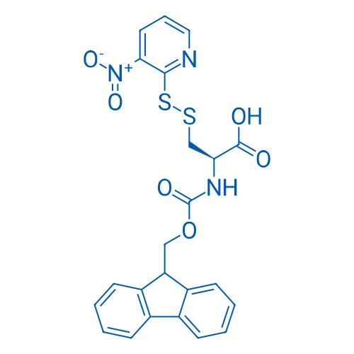 (R)-2-((((9H-Fluoren-9-yl)methoxy)carbonyl)amino)-3-((3-nitropyridin-2-yl)disulfanyl)propanoic acid