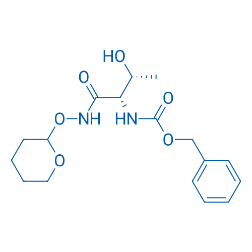 Benzyl ((2S,3R)-3-hydroxy-1-oxo-1-(((tetrahydro-2H-pyran-2-yl)oxy)amino)butan-2-yl)carbamate