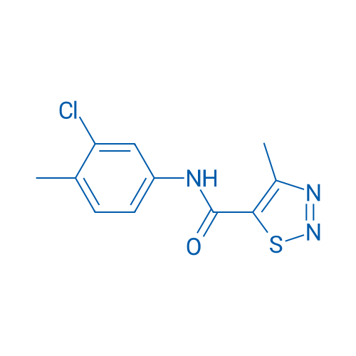 N-(3-Chloro-4-methylphenyl)-4-methyl-1,2,3-thiadiazole-5-carboxamide