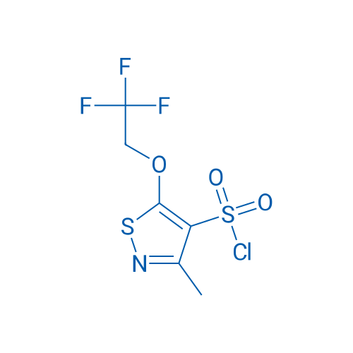 3-Methyl-5-(2,2,2-trifluoroethoxy)isothiazole-4-sulfonyl chloride