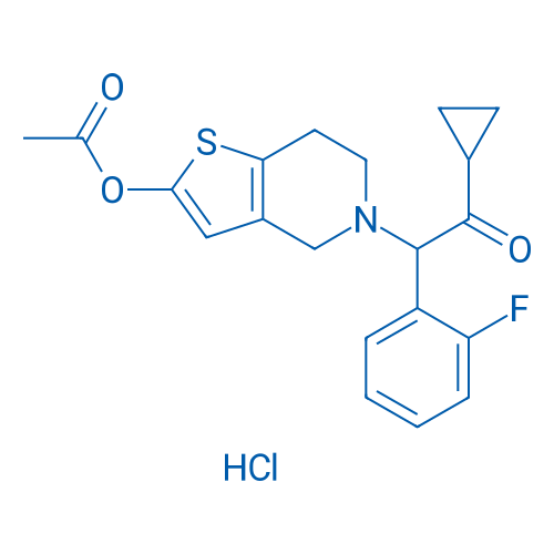 5-(2-Cyclopropyl-1-(2-fluorophenyl)-2-oxoethyl)-4,5,6,7-tetrahydrothieno[3,2-c]pyridin-2-yl acetate hydrochloride