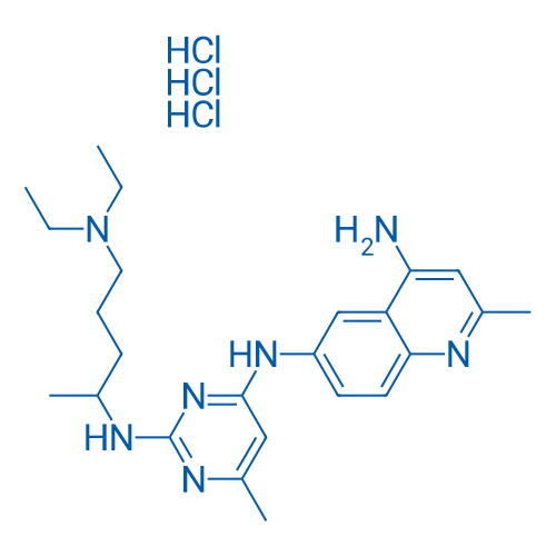 N6-(2-((5-(Diethylamino)pentan-2-yl)amino)-6-methylpyrimidin-4-yl)-2-methylquinoline-4,6-diamine trihydrochloride