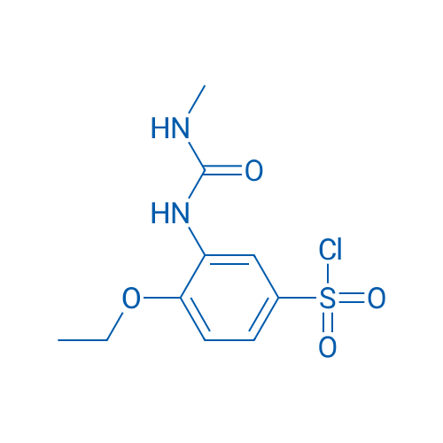 4-Ethoxy-3-(3-methylureido)benzene-1-sulfonyl chloride