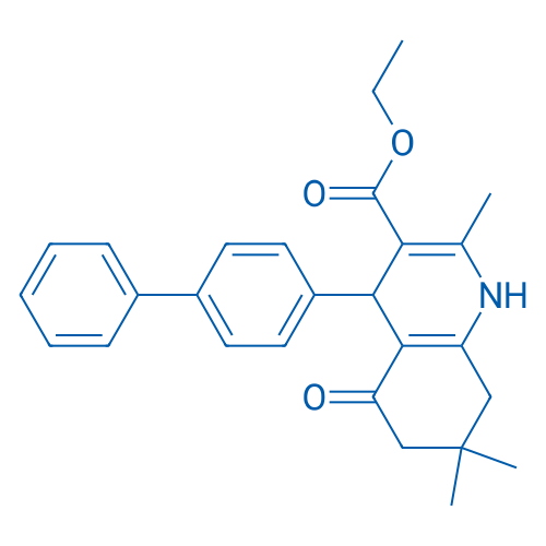 Ethyl 4-([1,1'-biphenyl]-4-yl)-2,7,7-trimethyl-5-oxo-1,4,5,6,7,8-hexahydroquinoline-3-carboxylate