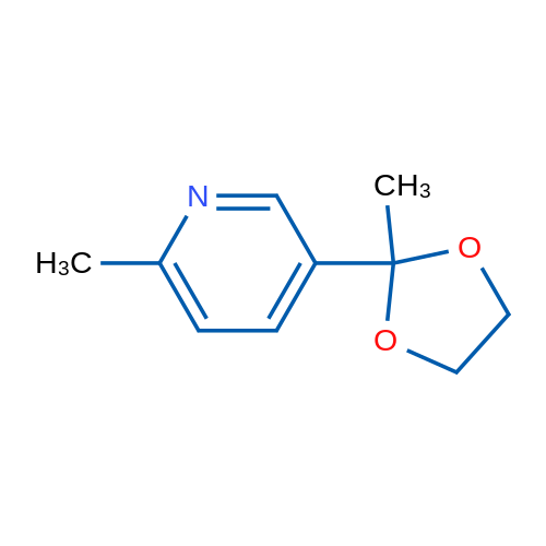 2-Methyl-5-(2-methyl-1,3-dioxolan-2-yl)pyridine
