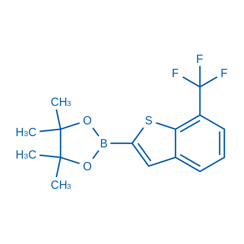 4,4,5,5-Tetramethyl-2-(7-(trifluoromethyl)benzo[b]thiophen-2-yl)-1,3,2-dioxaborolane