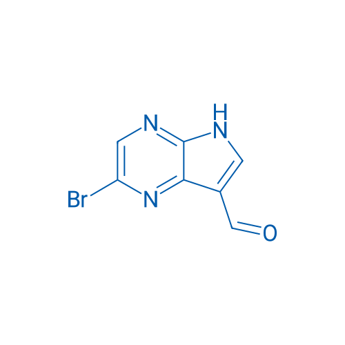 2-Bromo-5H-pyrrolo[2,3-b]pyrazine-7-carbaldehyde