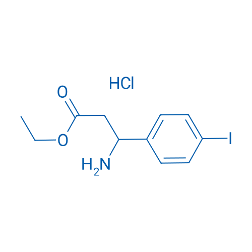 Ethyl 3-amino-3-(4-iodophenyl)propanoate, HCl