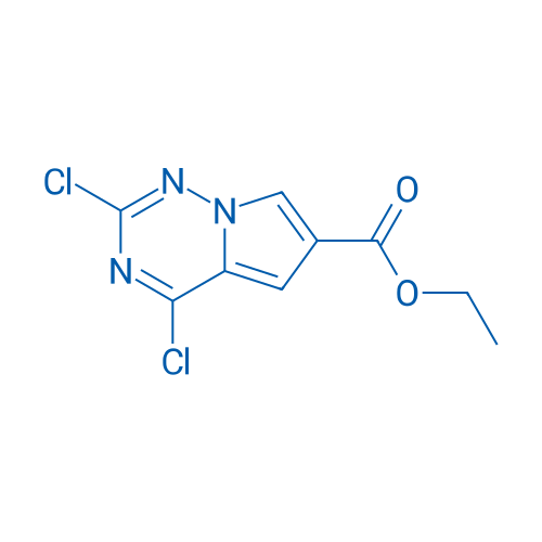 Ethyl 2,4-dichloropyrrolo[2,1-f]-[1,2,4]triazine-6-carboxylate