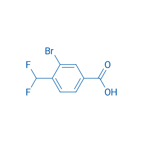 3-Bromo-4-(difluoromethyl)benzoic acid