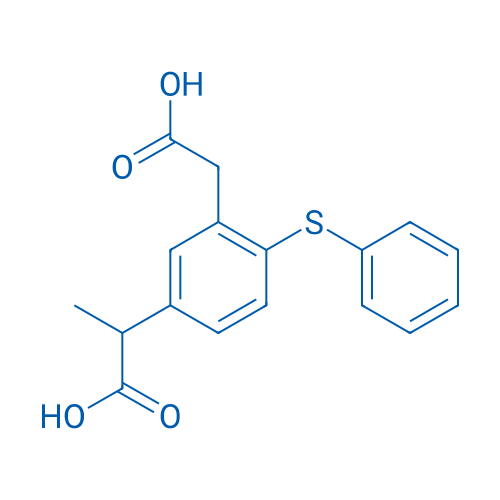 2-(3-(Carboxymethyl)-4-(phenylthio)phenyl)propanoic acid