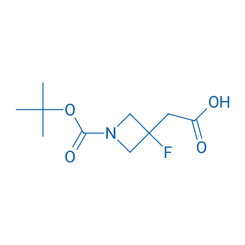 2-(1-(tert-Butoxycarbonyl)-3-fluoroazetidin-3-yl)acetic acid
