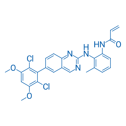 N-(2-((6-(2,6-Dichloro-3,5-dimethoxyphenyl)quinazolin-2-yl)amino)-3-methylphenyl)acrylamide