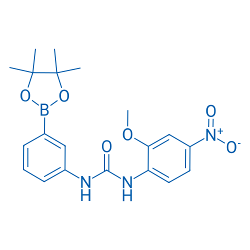 1-(2-Methoxy-4-nitrophenyl)-3-(3-(4,4,5,5-tetramethyl-1,3,2-dioxaborolan-2-yl)phenyl)urea