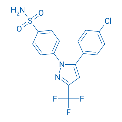 4-(5-(4-Chlorophenyl)-3-(trifluoromethyl)-1H-pyrazol-1-yl)benzenesulfonamide