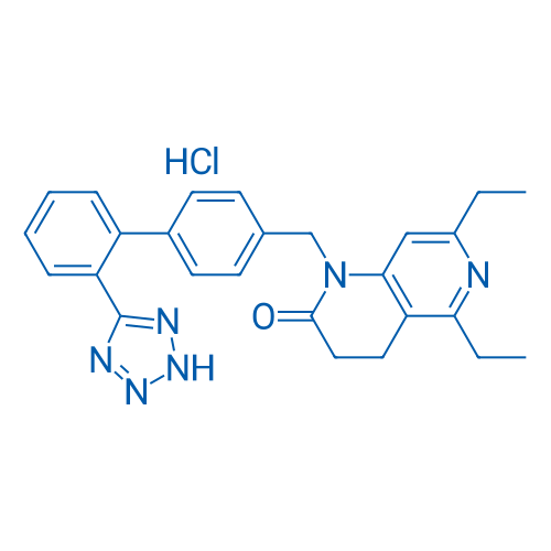 1-((2'-(2H-Tetrazol-5-yl)-[1,1'-biphenyl]-4-yl)methyl)-5,7-diethyl-3,4-dihydro-1,6-naphthyridin-2(1H)-one hydrochloride