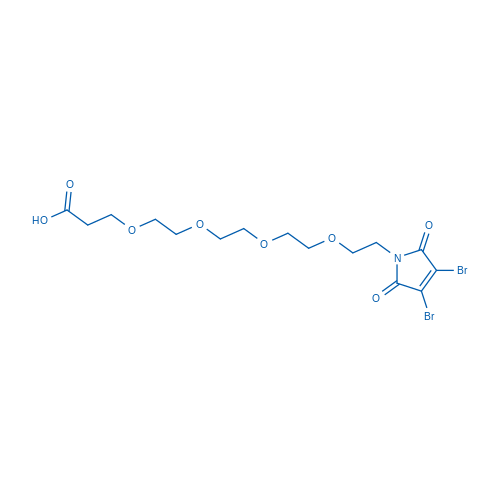 1-(3,4-Dibromo-2,5-dioxo-2,5-dihydro-1H-pyrrol-1-yl)-3,6,9,12-tetraoxapentadecan-15-oic acid