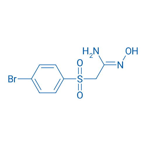 2-((4-Bromophenyl)sulfonyl)-N'-hydroxyacetimidamide