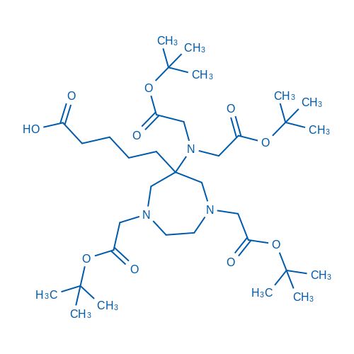 5-(6-(Bis(2-(tert-butoxy)-2-oxoethyl)amino)-1,4-bis(2-(tert-butoxy)-2-oxoethyl)-1,4-diazepan-6-yl)pentanoic acid