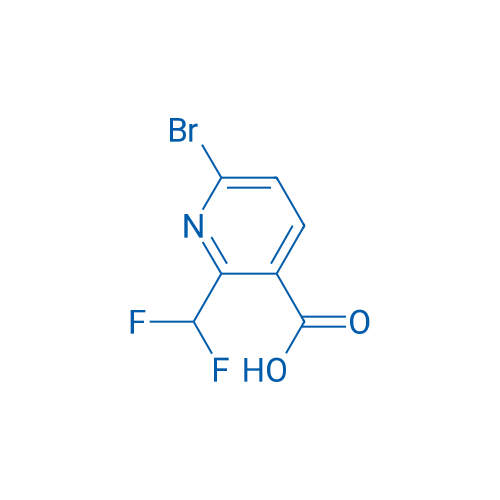 6-Bromo-2-(difluoromethyl)nicotinic acid