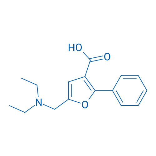 5-((Diethylamino)methyl)-2-phenylfuran-3-carboxylic acid