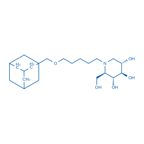 (2R,3R,4R,5S)-1-(5-(Adamantan-1-ylmethoxy)pentyl)-2-(hydroxymethyl)piperidine-3,4,5-triol