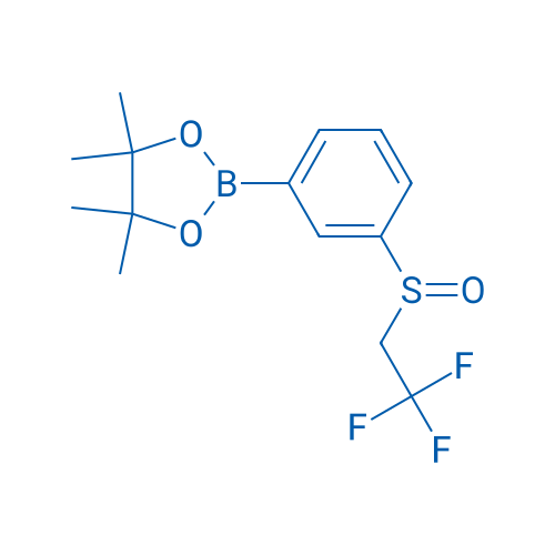 4,4,5,5-Tetramethyl-2-(3-((2,2,2-trifluoroethyl)sulfinyl)phenyl)-1,3,2-dioxaborolane