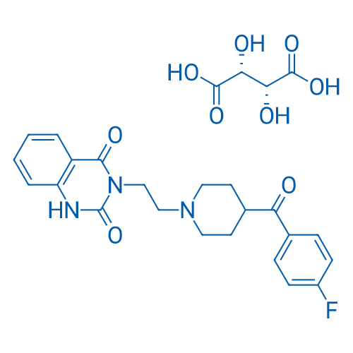 3-(2-(4-(4-Fluorobenzoyl)piperidin-1-yl)ethyl)quinazoline-2,4(1H,3H)-dione (2R,3R)-2,3-dihydroxysuccinate