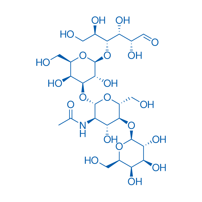 N-((2S,3R,4R,5S,6R)-2-(((2R,3S,4S,5R,6S)-3,5-Dihydroxy-2-(hydroxymethyl)-6-(((2R,3R,4R,5R)-1,2,4,5-tetrahydroxy-6-oxohexan-3-yl)oxy)tetrahydro-2H-pyran-4-yl)oxy)-4-hydroxy-6-(hydroxymethyl)-5-(((2S,3R,4S,5R,6R)-3,4,5-trihydroxy-6-(hydroxymethyl)tetrahydro-2H-pyran-2-yl)oxy)tetrahydro-2H-pyran-3-yl)acetamide