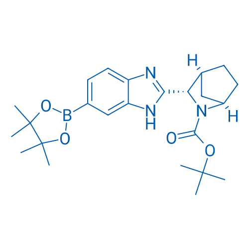 (1R,3S,4S)-tert-Butyl 3-(6-(4,4,5,5-tetramethyl-1,3,2-dioxaborolan-2-yl)-1H-benzo[d]imidazol-2-yl)-2-azabicyclo[2.2.1]heptane-2-carboxylate