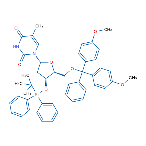 5'-O-[Bis(4-methoxyphenyl)phenylmethyl]-3'-O-[(1,1-dimethylethyl)diphenylsilyl]thymidine