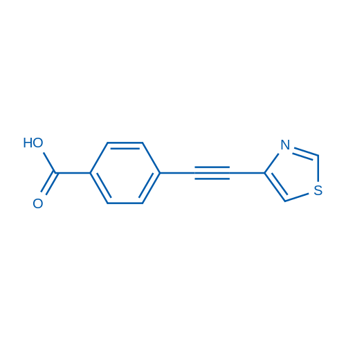 4-(Thiazol-4-ylethynyl)benzoic acid