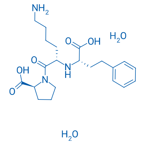 (S)-1-((S)-6-Amino-2-(((S)-1-carboxy-3-phenylpropyl)amino)hexanoyl)pyrrolidine-2-carboxylic acid dihydrate