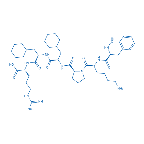 ((S)-3-Cyclohexyl-2-((R)-3-cyclohexyl-2-((S)-1-(methyl-L-phenylalanyl-L-lysyl)pyrrolidine-2-carboxamido)propanamido)propanoyl)-D-arginine