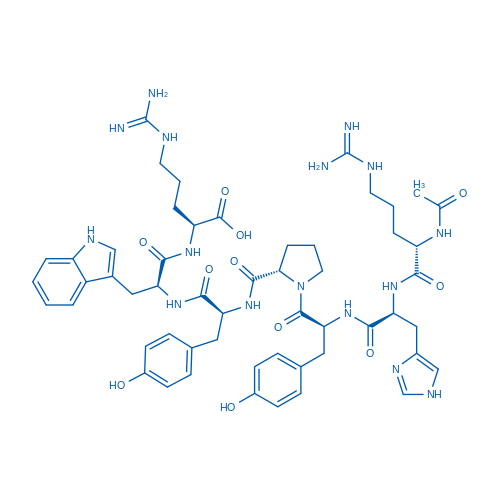 Acetyl-L-arginyl-L-histidyl-L-tyrosyl-L-prolyl-L-tyrosyl-L-tryptophyl-L-arginine
