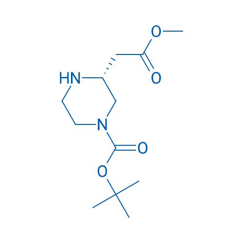 (R)-tert-Butyl 3-(2-methoxy-2-oxoethyl)piperazine-1-carboxylate