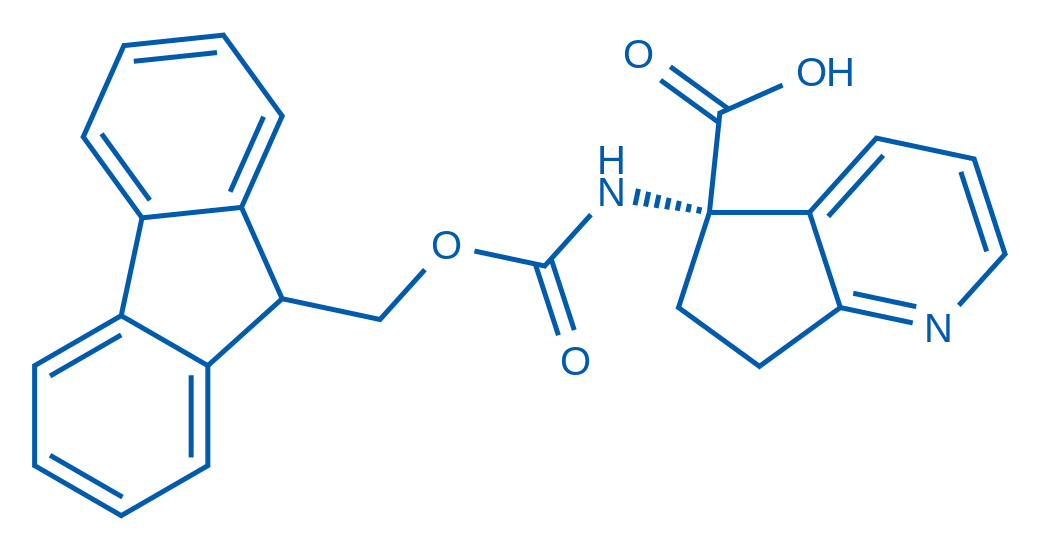 (S)-5-((((9H-Fluoren-9-yl)methoxy)carbonyl)amino)-6,7-dihydro-5H-cyclopenta[b]pyridine-5-carboxylic acid
