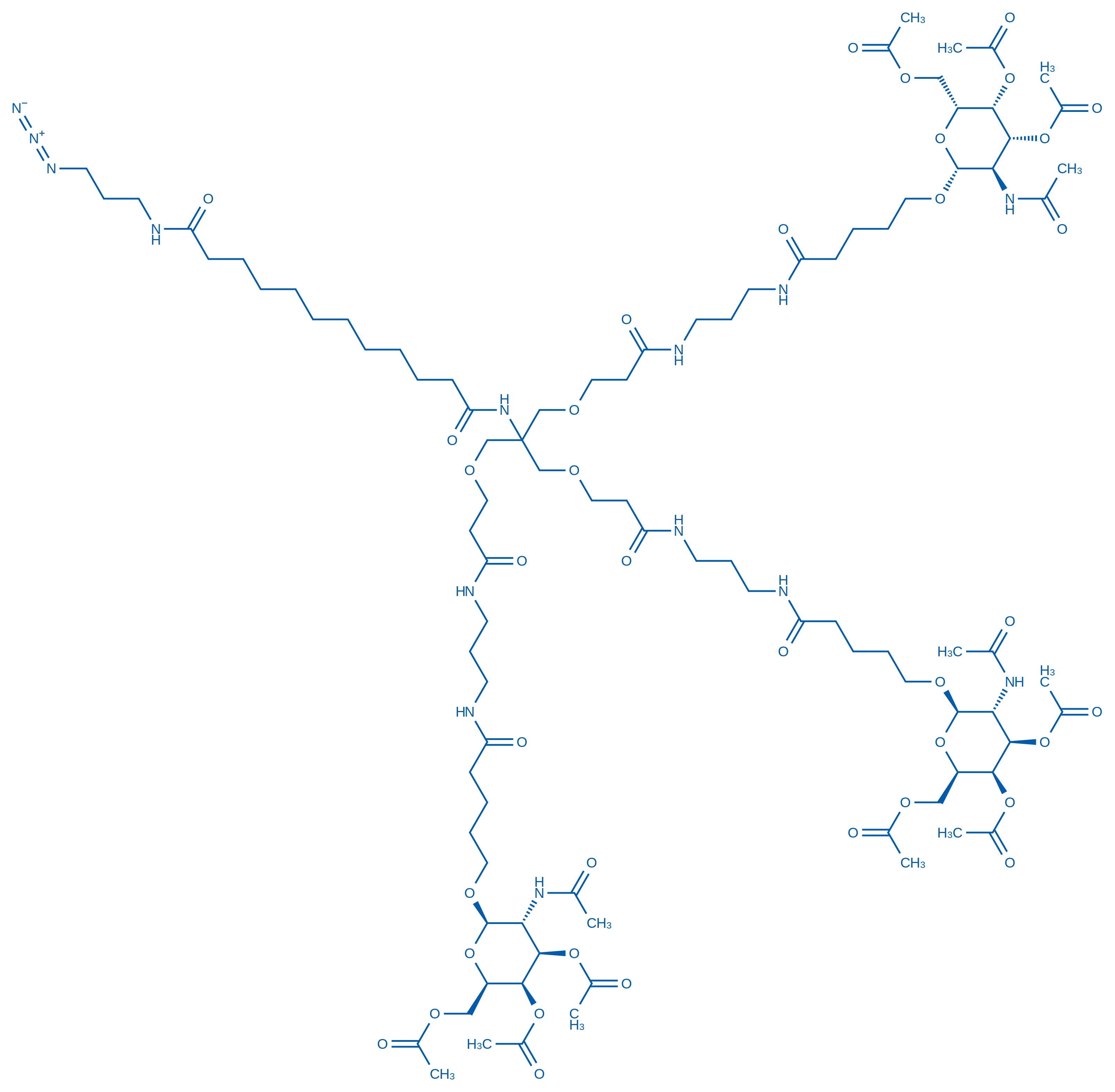 3-Azido-propylamino-C12-tris-?-GalNAc-PerAc