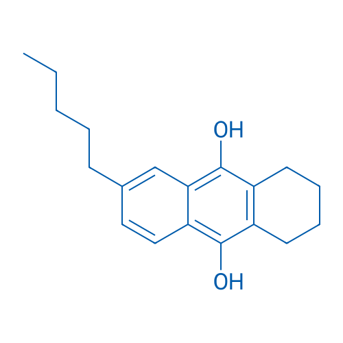 6-Pentyl-1,2,3,4-tetrahydroanthracene-9,10-diol