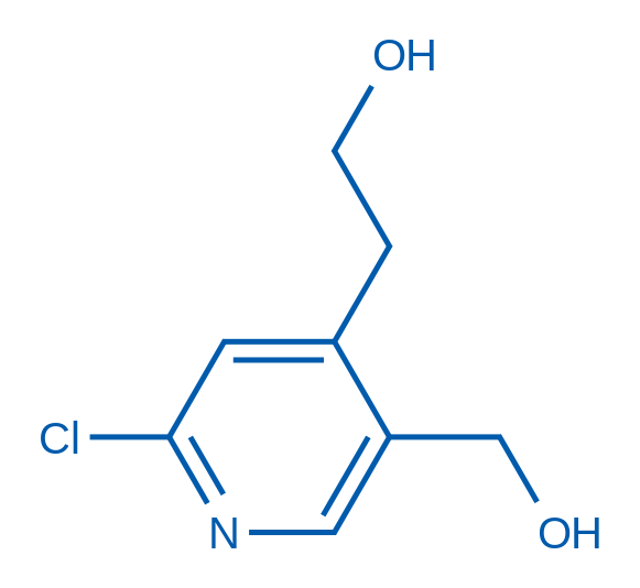 2-(2-Chloro-5-(hydroxymethyl)pyridin-4-yl)ethan-1-ol