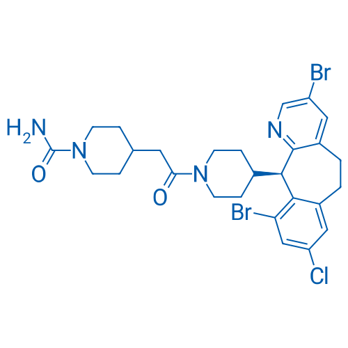 (R)-4-(2-(4-(3,10-dibromo-8-chloro-6,11-dihydro-5H-benzo[5,6]cyclohepta[1,2-b]pyridin-11-yl)piperidin-1-yl)-2-oxoethyl)piperidine-1-carboxamide