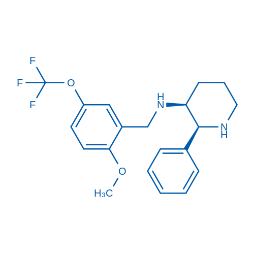 (2S,3S)-N-(2-Methoxy-5-(trifluoromethoxy)benzyl)-2-phenylpiperidin-3-amine