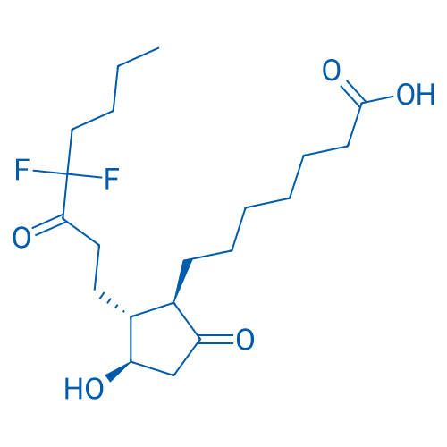 7-((1R,2R,3R)-2-(4,4-Difluoro-3-oxooctyl)-3-hydroxy-5-oxocyclopentyl)heptanoic acid